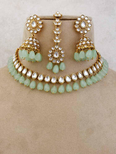 Mint  Aaradhya Jewellery set - Bling Bag