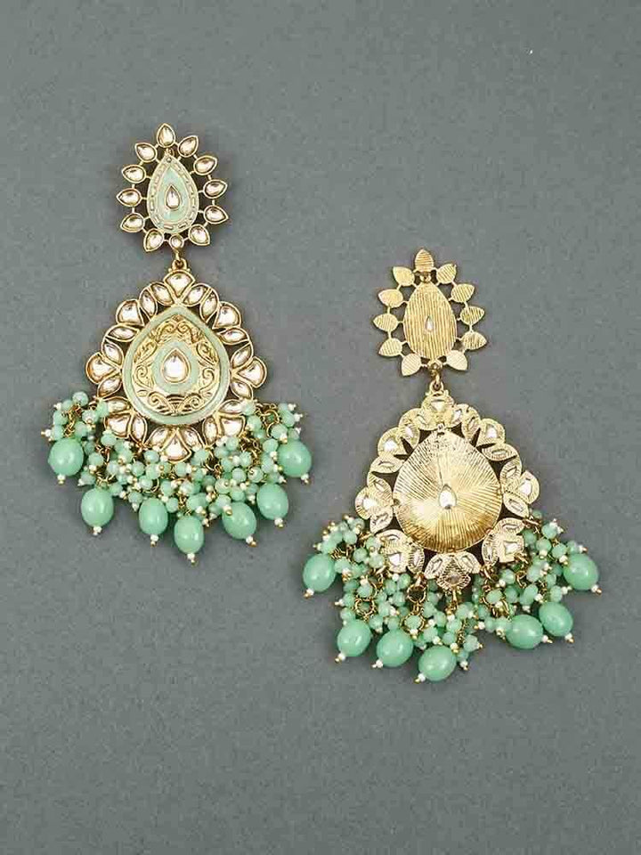 earrings - Bling Bag Mint Aaritra Designer Earrings