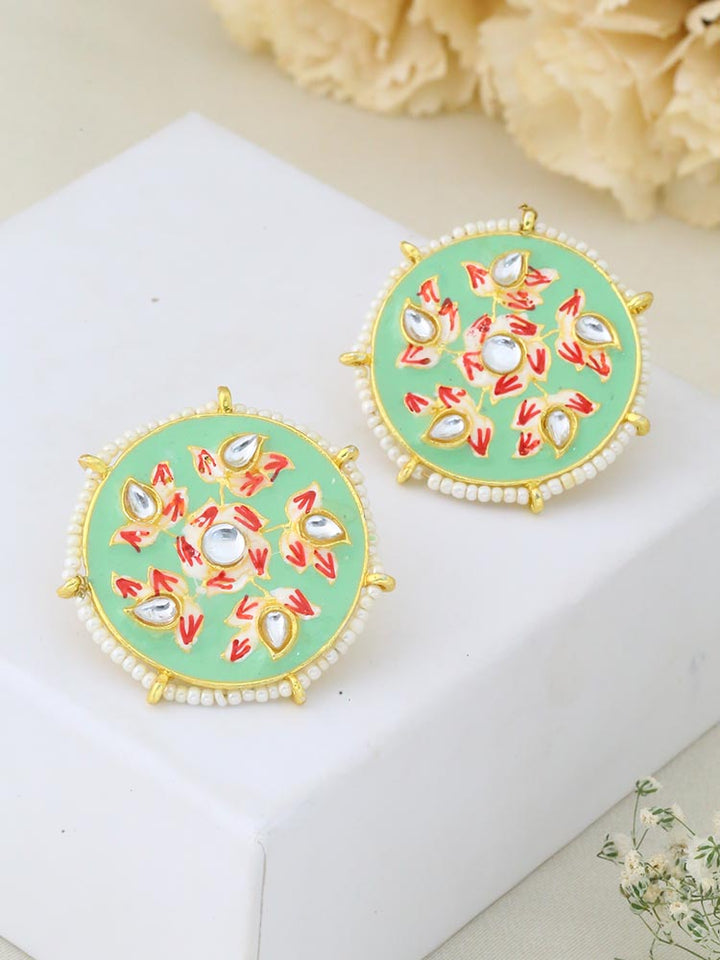Mint Aatmir Earrings
