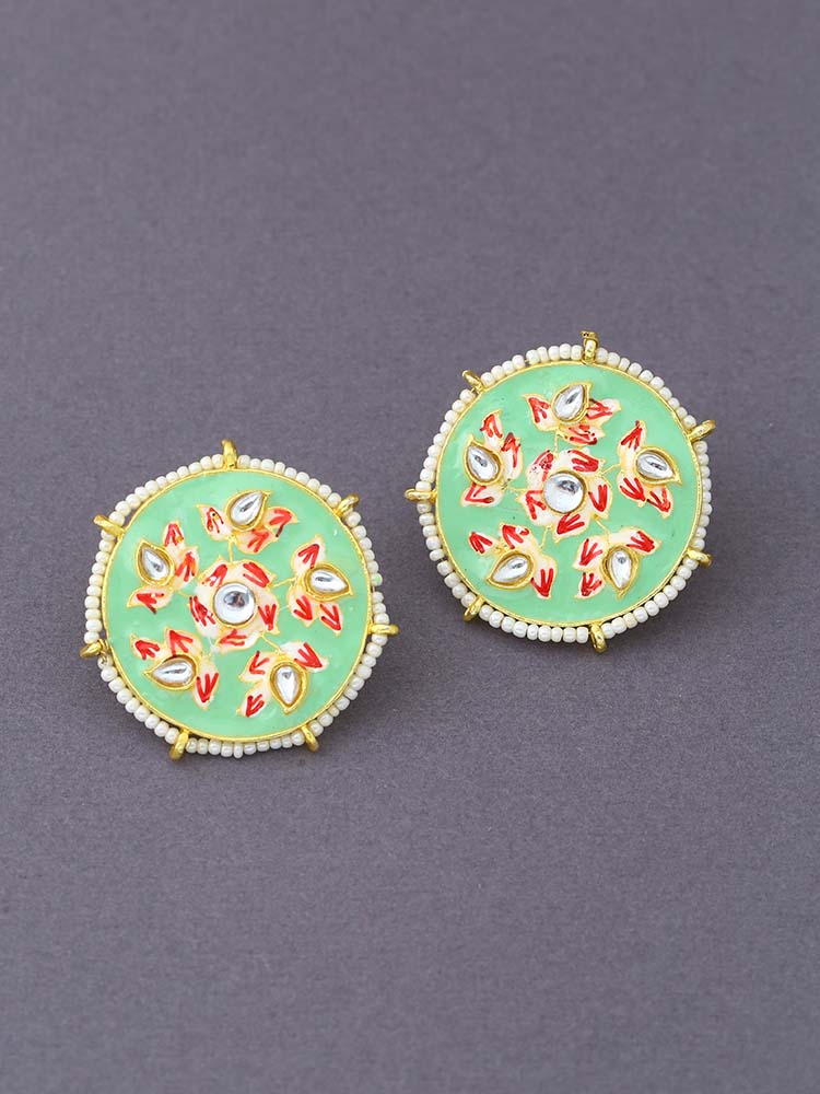 Mint Aatmir Earrings