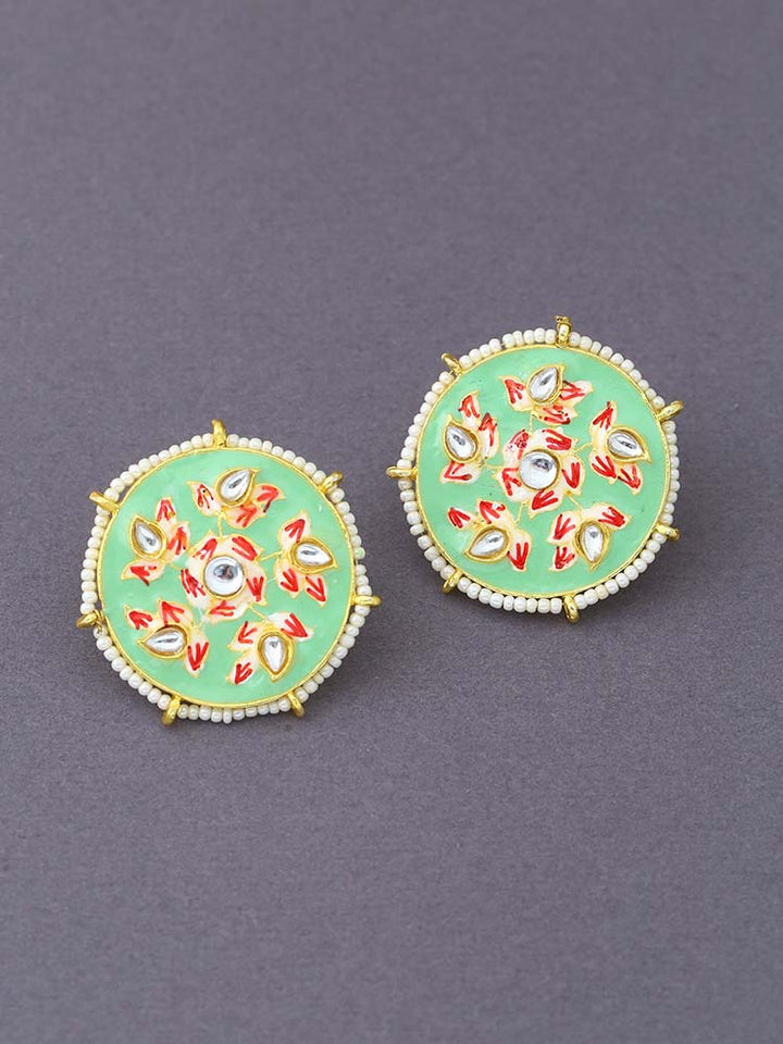 Mint Aatmir Earrings