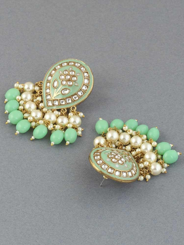 Mint Charmi Designer Earrings - Bling Bag