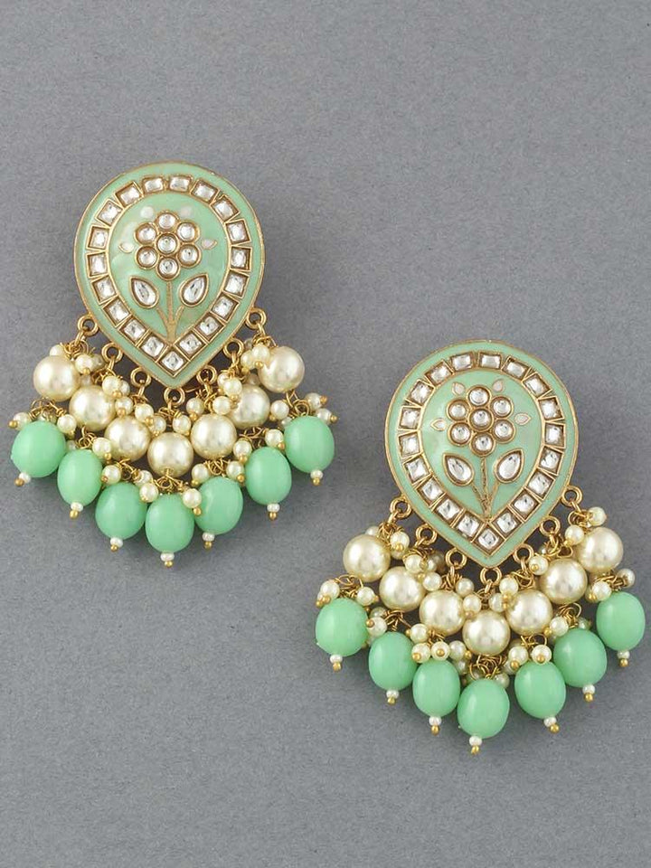 Mint Charmi Designer Earrings - Bling Bag