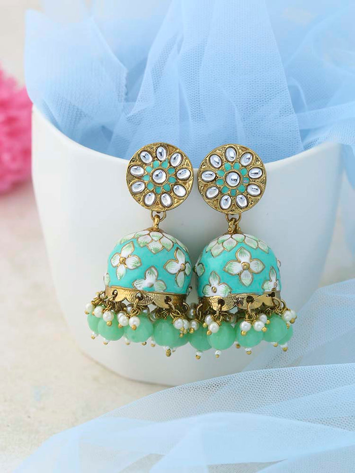 Mint Kabini Jhumkis