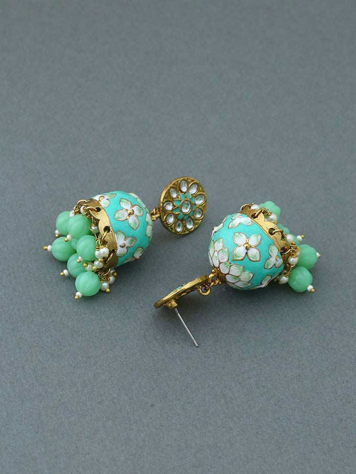 Mint Kabini Jhumkis