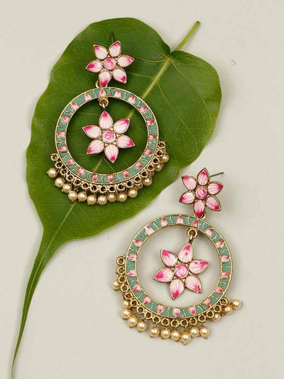earrings - Bling Bag Mint Marcy Chaandbali Earrings