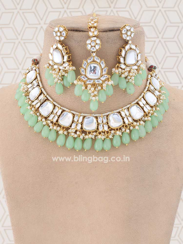 Mint Namya Kundan Jewellery Set