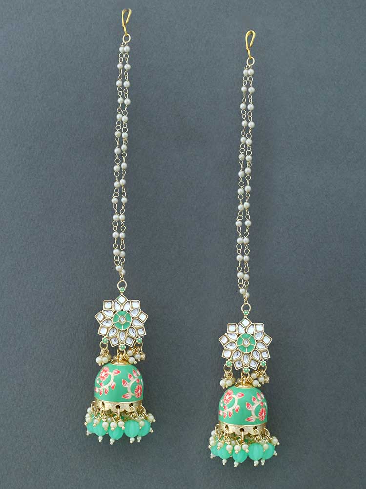 Mint Pairi Sahara Jhumkis