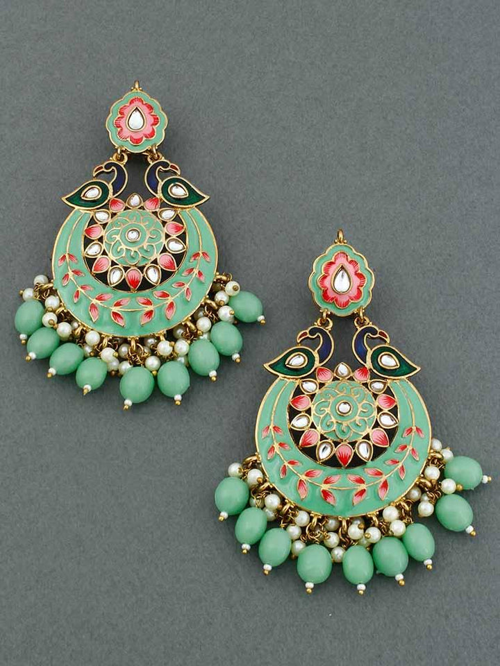 Mint Sangini Chandbalis - Bling Bag