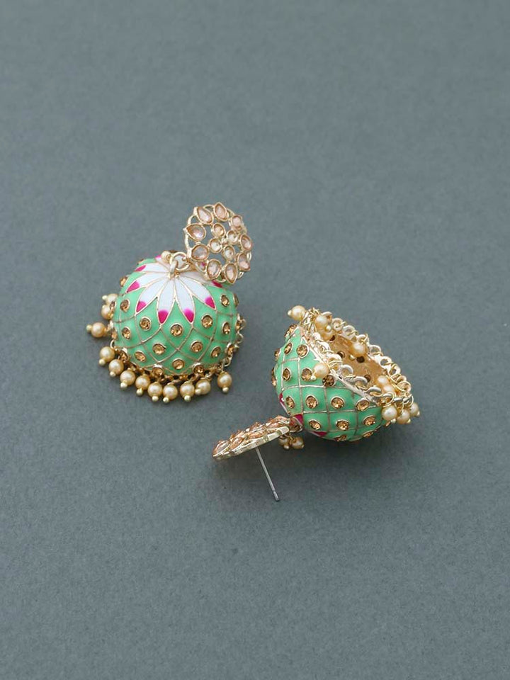 Mint Shipra Jhumkis