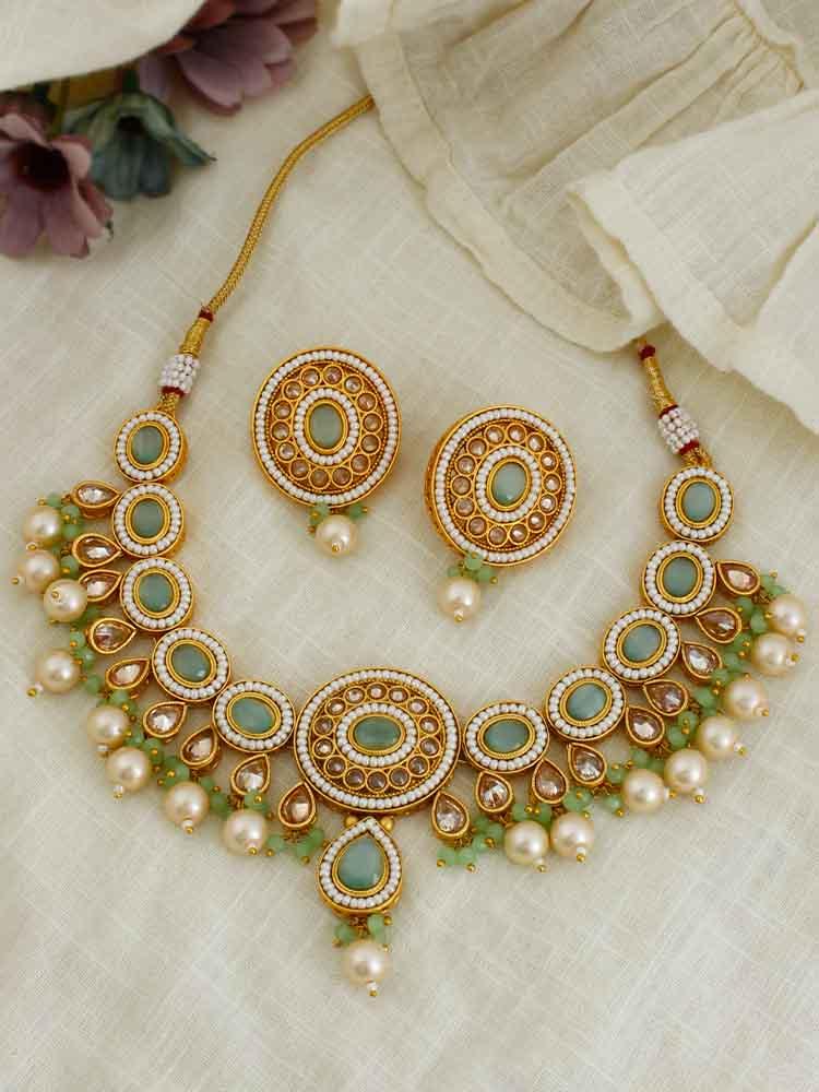 Mint Shobha Jewellery Set - Bling Bag