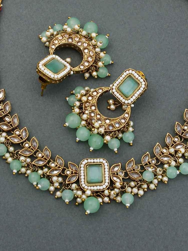 Mint Sonali jewellery Set - Bling Bag