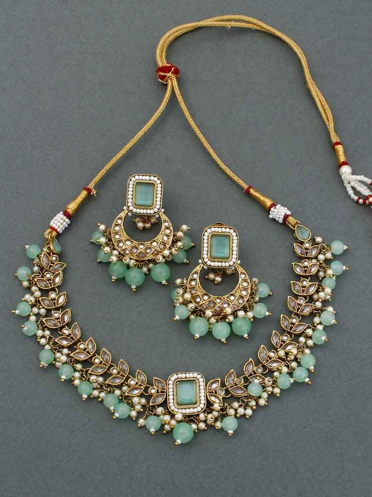 Mint Sonali jewellery Set - Bling Bag