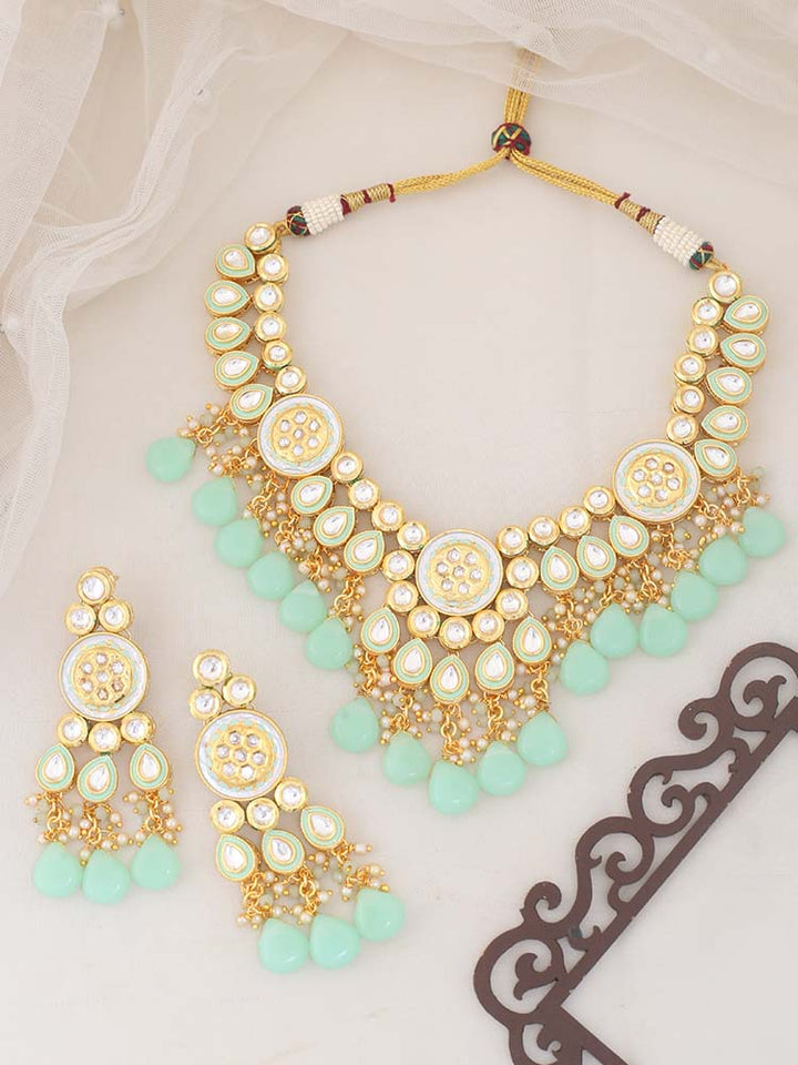 Mint Usharvi Jewellery Set