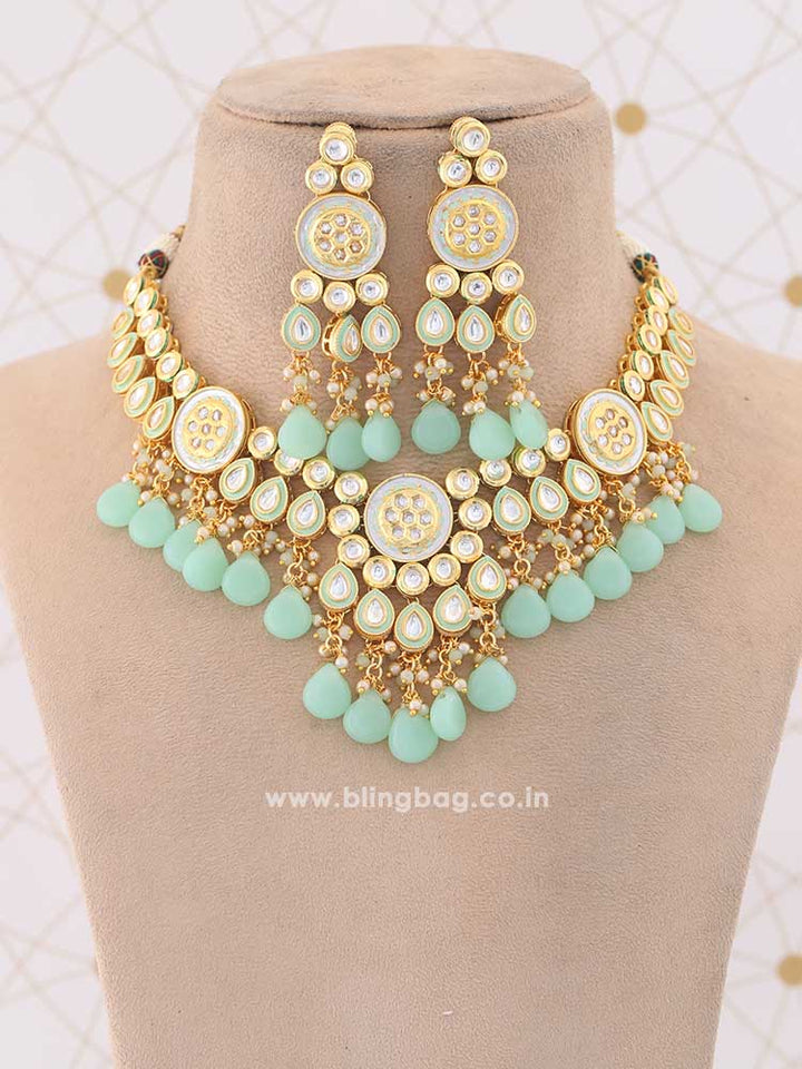 Mint Usharvi Jewellery Set