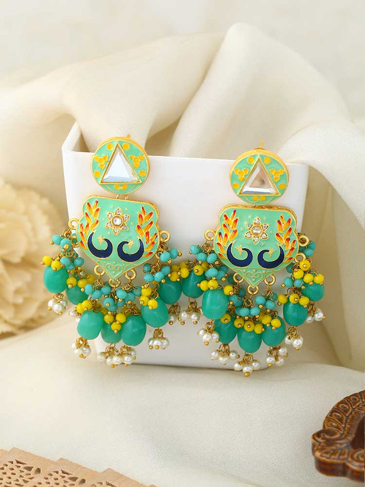 Mint Komali Danglers