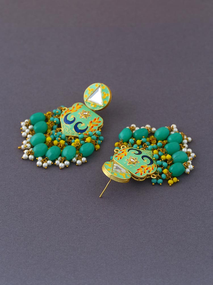 Mint Komali Danglers