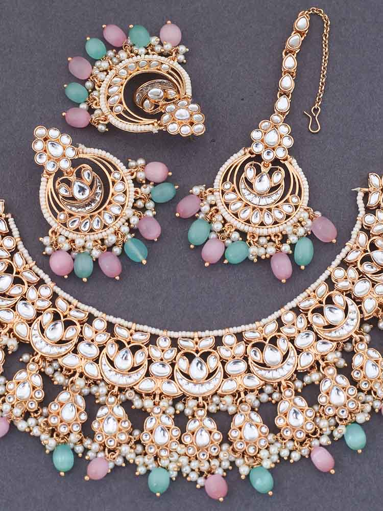 Multicolor Chanchala Jewellery Set