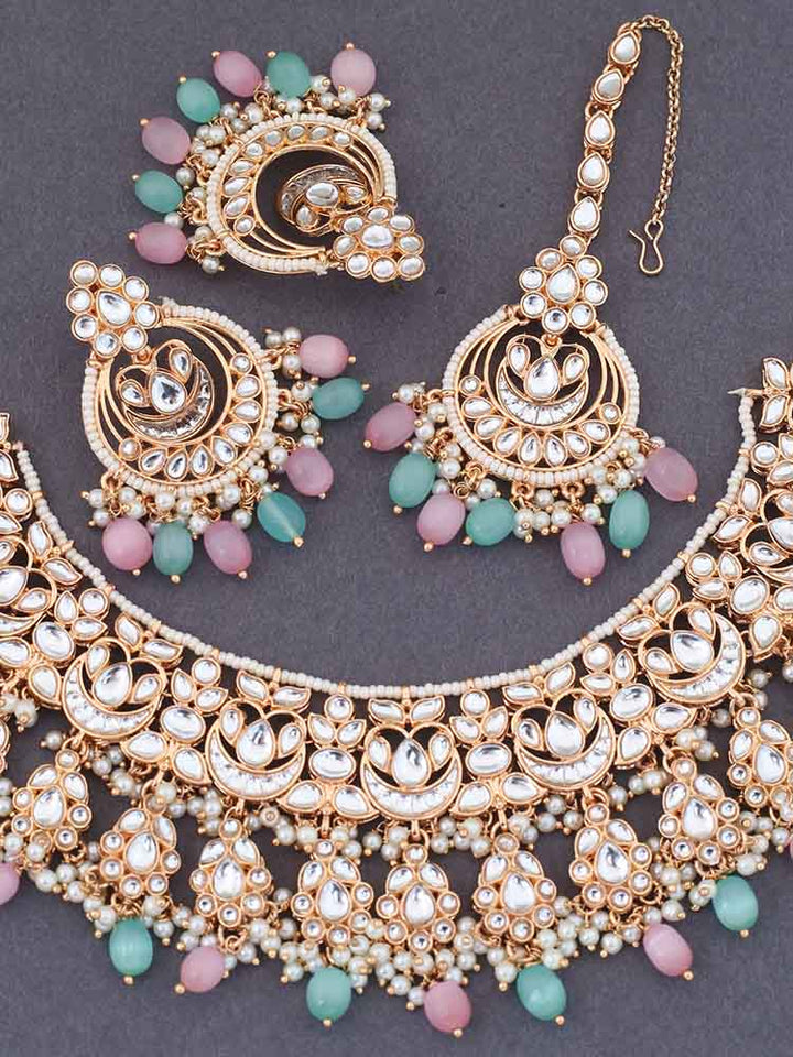 Multicolor Chanchala Jewellery Set