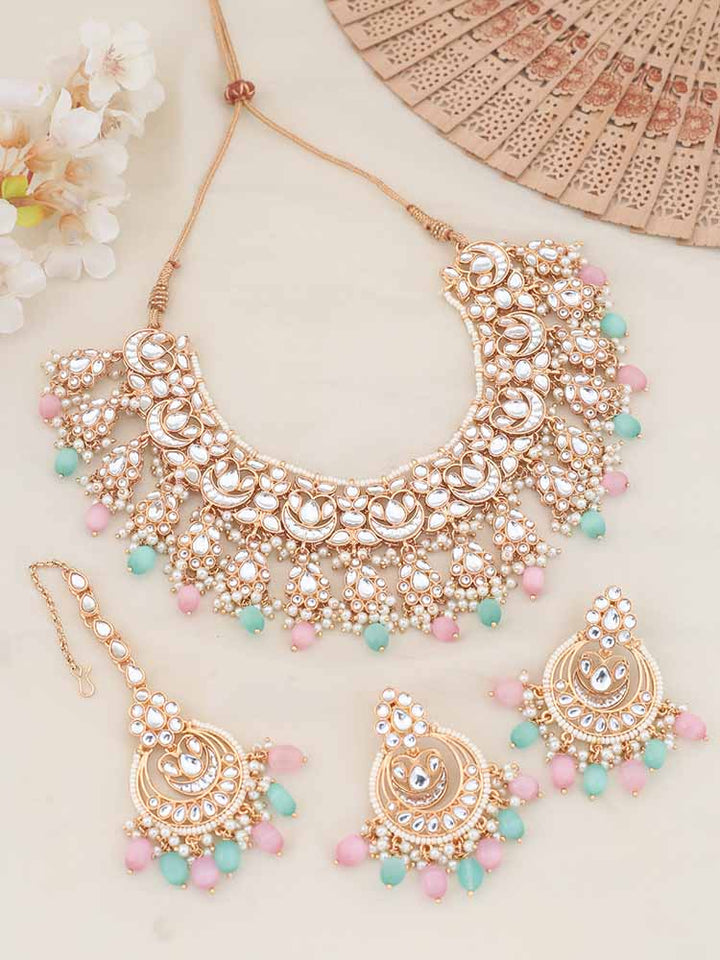 Multicolor Chanchala Jewellery Set