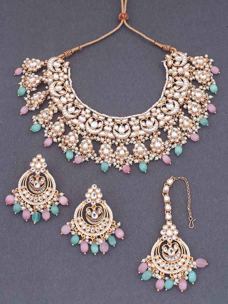 Multicolor Chanchala Jewellery Set
