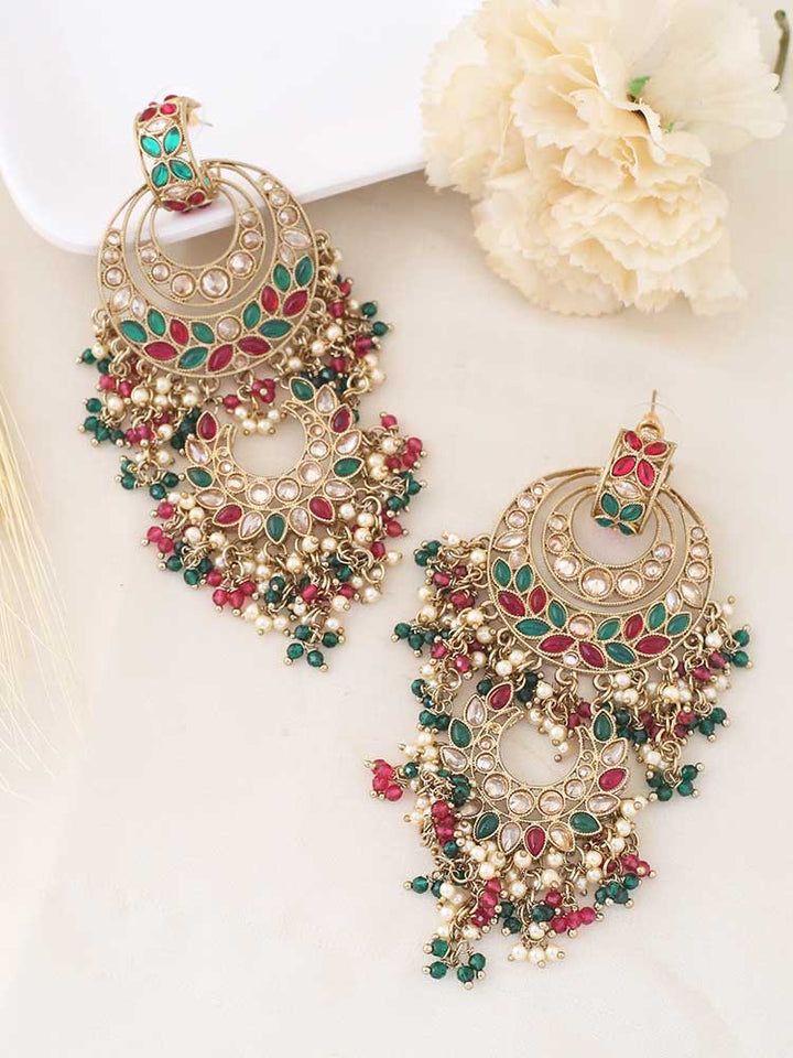 Multicolor Ekanjeet Jhumkis