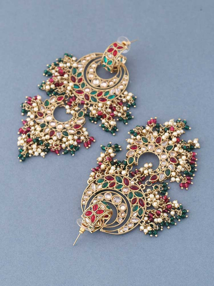 Multicolor Ekanjeet Jhumkis