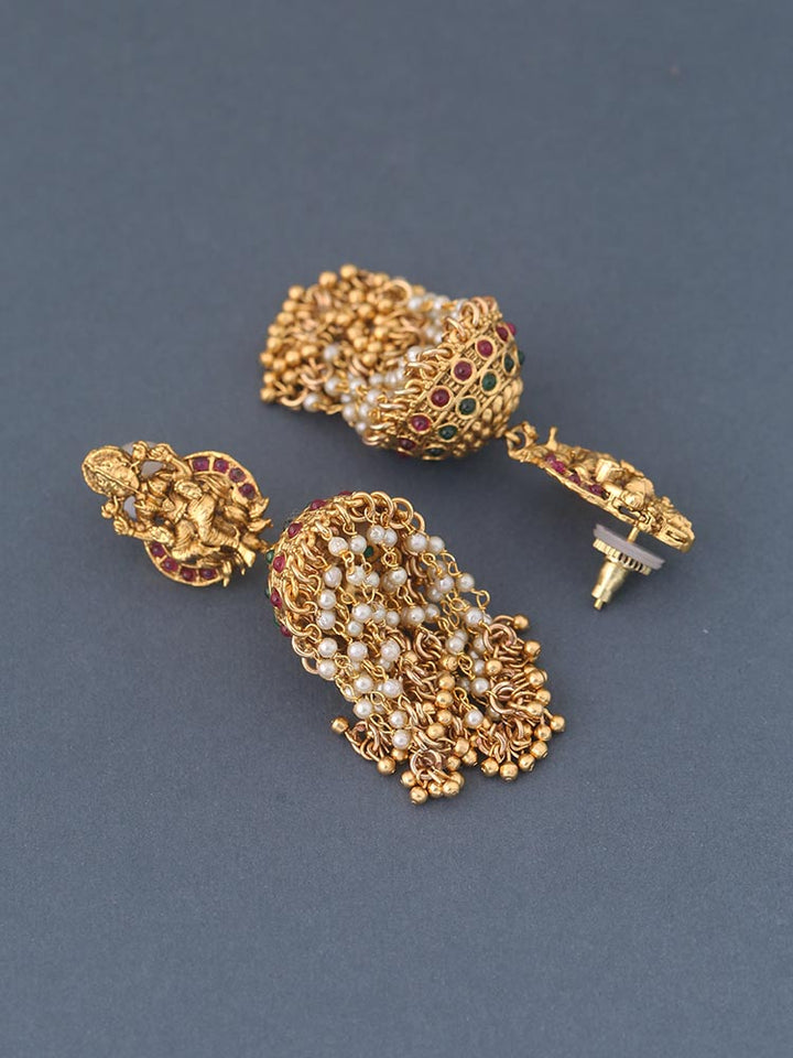 Multicolor Karshini Jhumkis