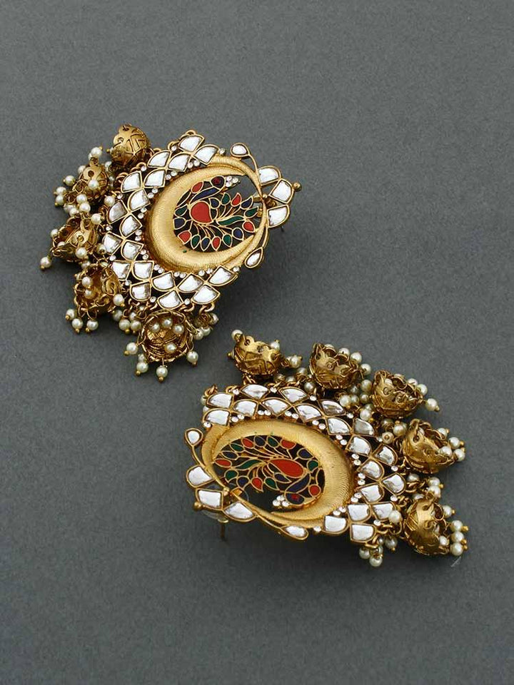 Golden Tazmeen Jhumkis - Bling Bag