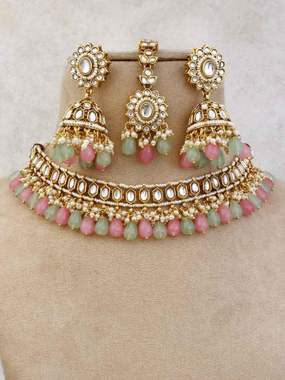 Multicolour Bhavika Jewellery set - Bling Bag
