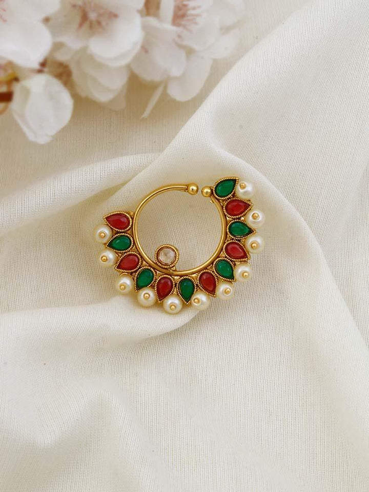 Multicolour Tanvi Press Nosepin - Bling Bag