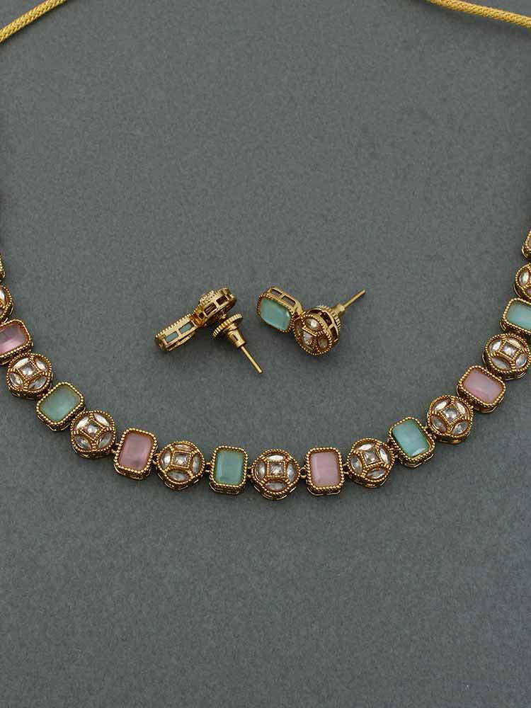 Multicolor Rupam Jewellery Set