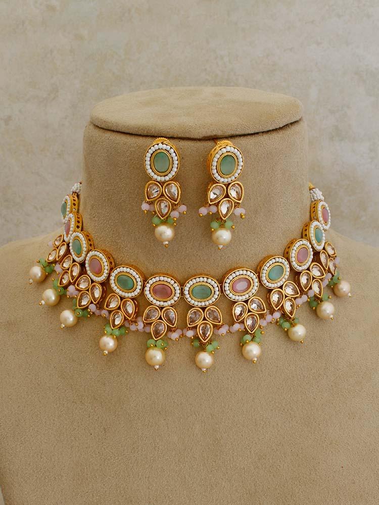 Multicolour Kamini Jewellery Set - Bling Bag