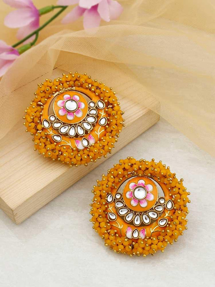 Mustard Anju Studs - Bling Bag