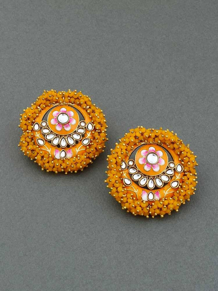 Mustard Anju Studs - Bling Bag