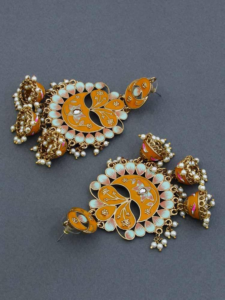 Mustard Berry jhumkis - Bling Bag