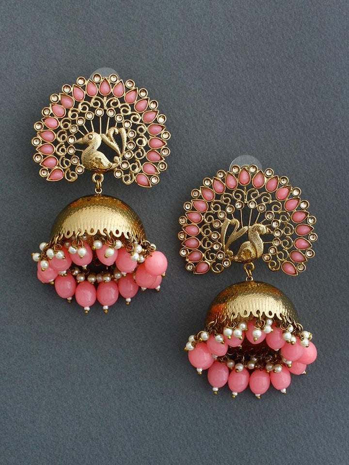 Neon Pink Mayu Jhumkis - Bling Bag