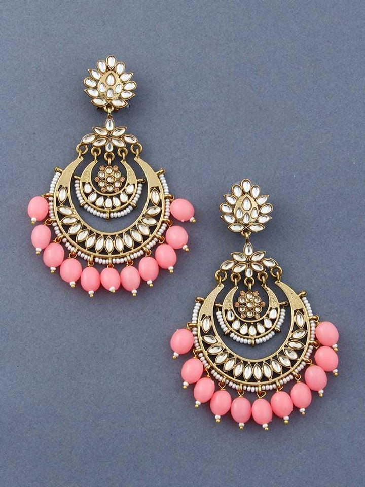 Neon Pink Mumtaz Chandbalis - Bling Bag