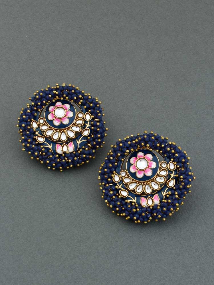 Navy Anju Studs - Bling Bag