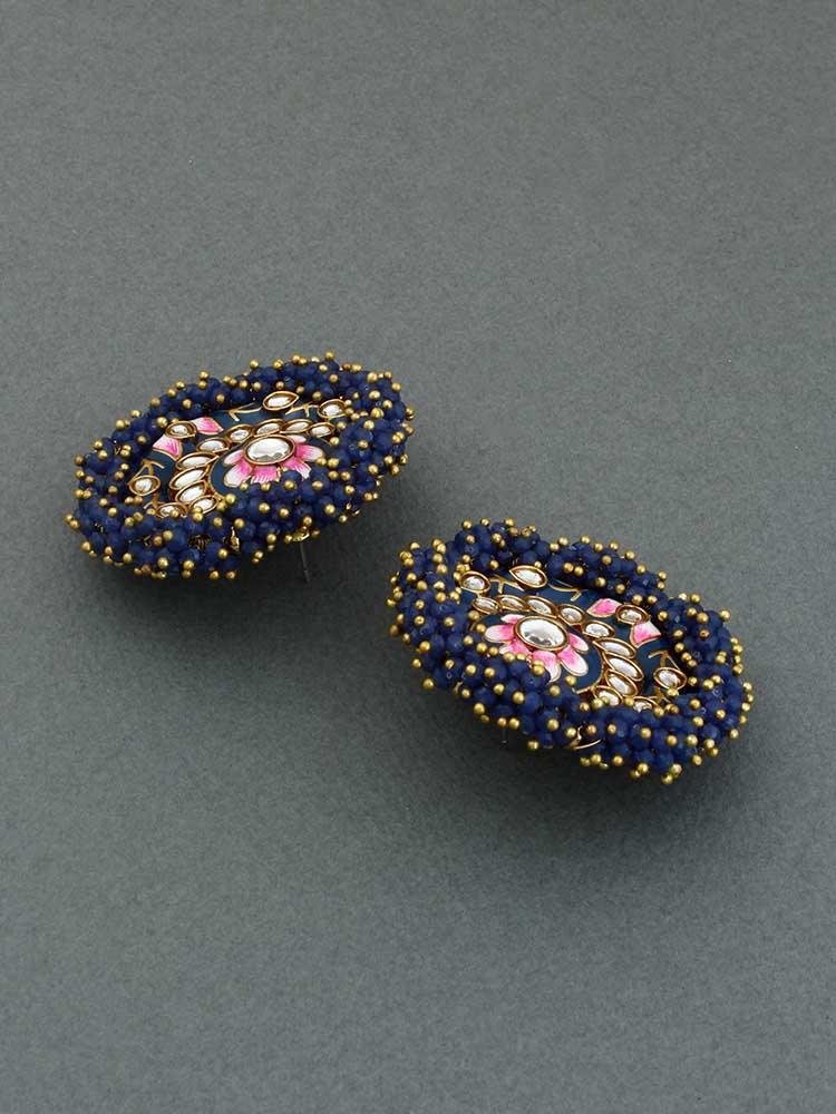 Navy Anju Studs - Bling Bag