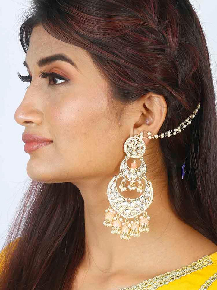earrings - Bling Bag Neon Pink Hetal Chaandbali Sahara Earrings