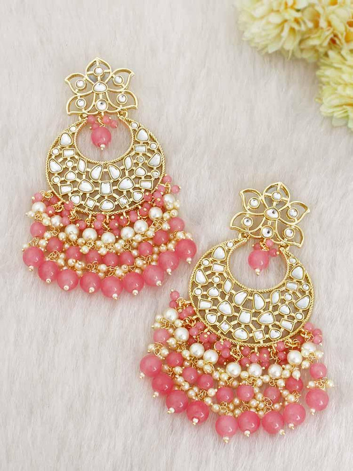 Neon Pink Pihu Chandbalis - Bling Bag