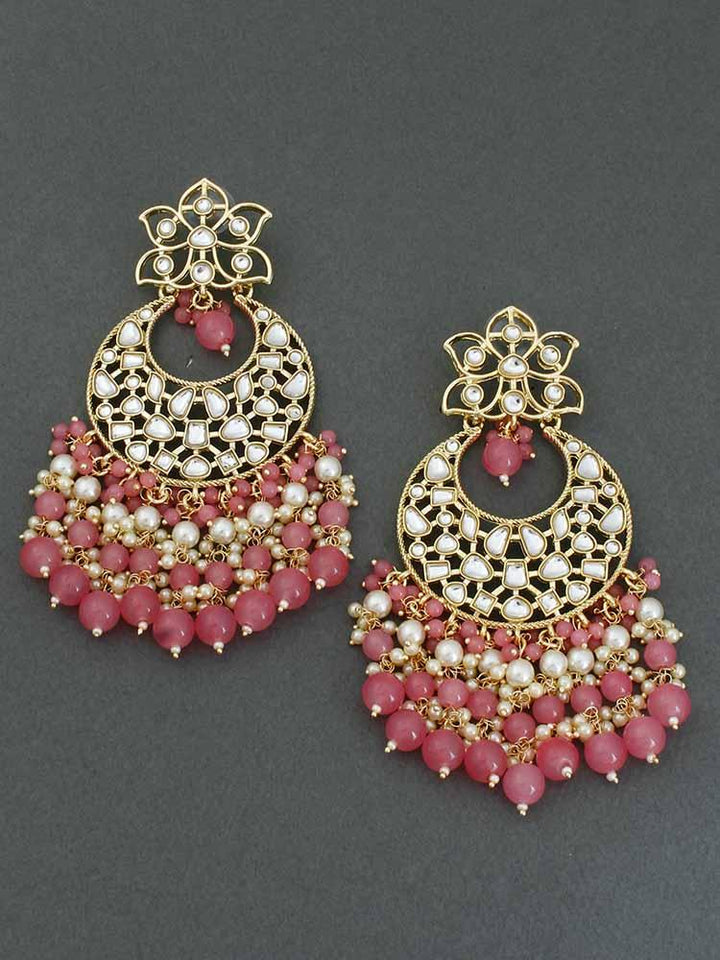 Neon Pink Pihu Chandbalis - Bling Bag