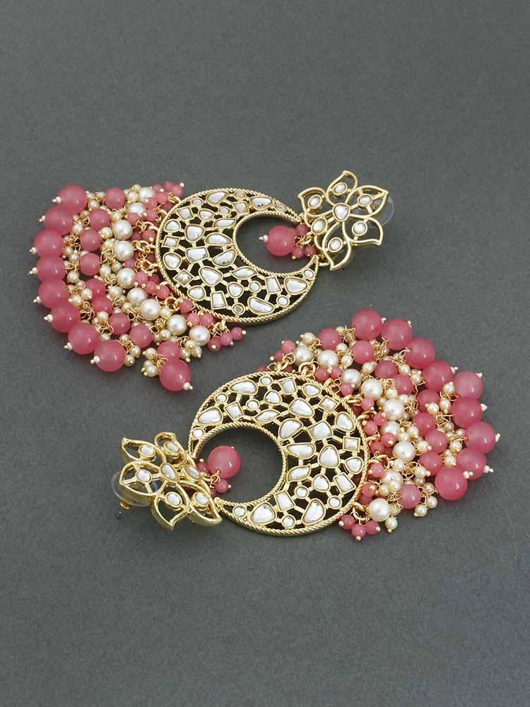 Neon Pink Pihu Chandbalis - Bling Bag