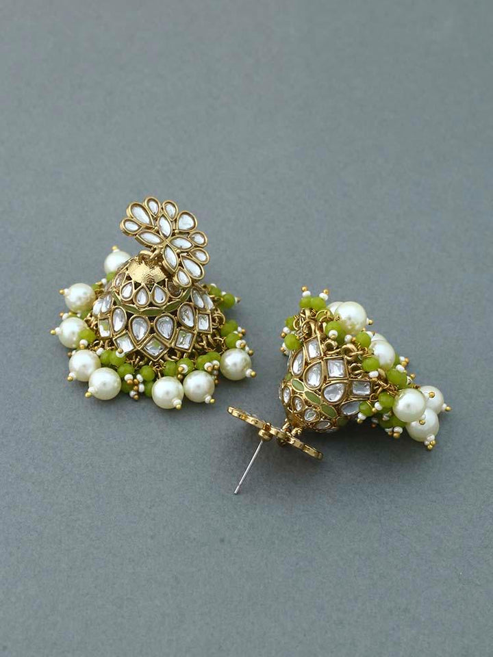 Olive Koyna Jhumkis - Bling Bag