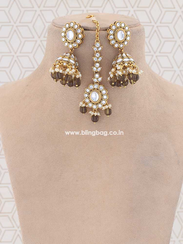 Olive Pradyut Jewellery Set