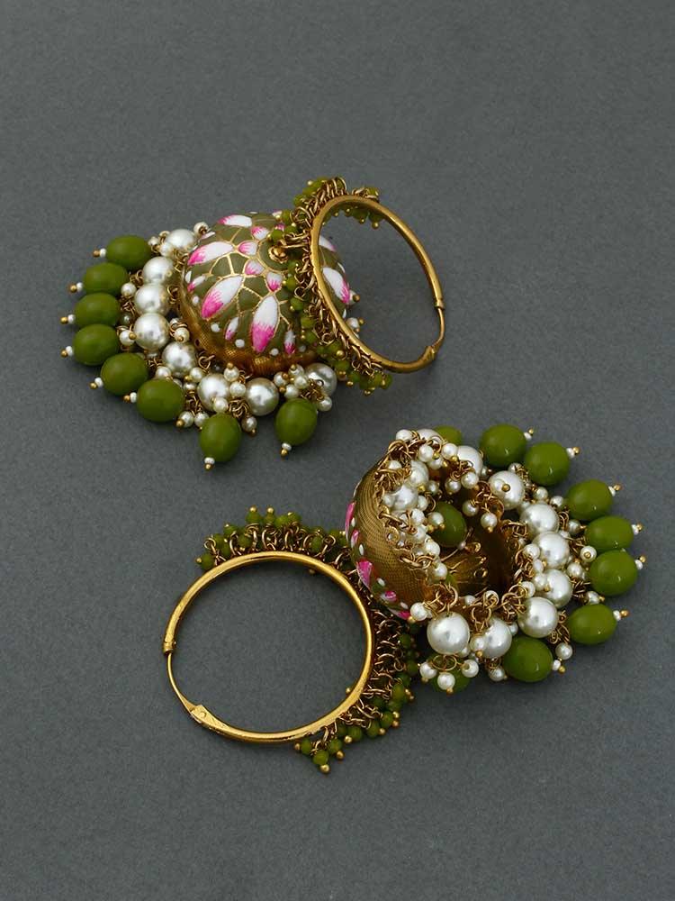 Olive Rajamani Jhumkis - Bling Bag