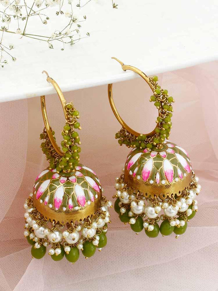 Olive Rajamani Jhumkis - Bling Bag