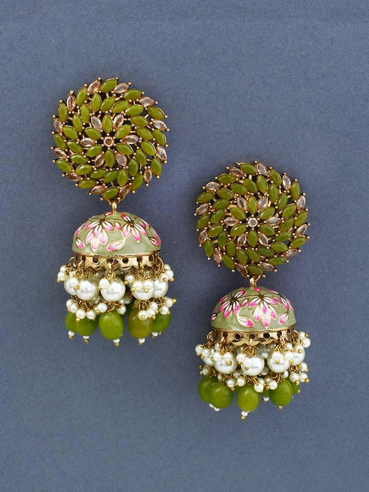 Olive Jessi Jhumkis - Bling Bag