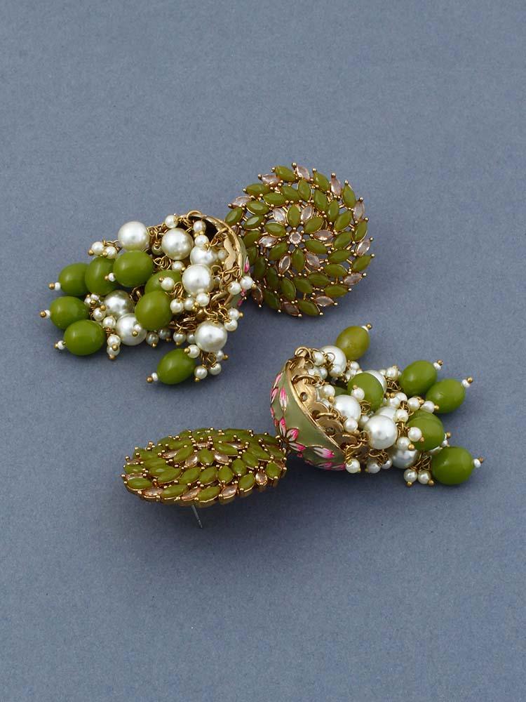 Olive Jessi Jhumkis - Bling Bag